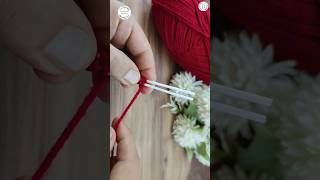 EASY WOOLEN FLOWER PATTERN MAKİNG TUTORİAL [upl. by Lednar]