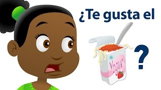 ¿Te Gusta El Yogur De Espagueti  Canciones Infantiles  Super Simple Español [upl. by Ayidan]