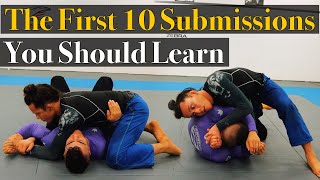 The First 10 Bjj Submissions You Should Learn [upl. by Alanah]