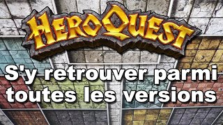 Sy retrouver parmi toutes les versions  Règles HeroQuest 2021 [upl. by Airamalegna29]