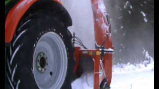 GLOBUS Snøfres GSF255 Snow Blower [upl. by Arehc]