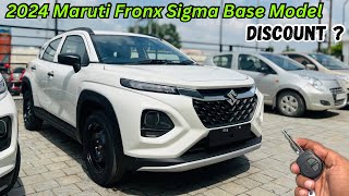 King Of Base Model ✅ 2024 Maruti Suzuki Fronx Sigma Full Detailed Review ❤️ Price amp Features [upl. by Racso]