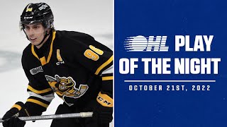 OHL Play of the Night The Stings Dynamic Duo Connect [upl. by Ladnar]