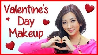 How to do romantic makeup look for Valentines Day [upl. by Anelagna]