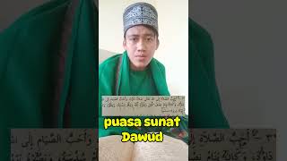 Puasa Sunat Dawud kajianislam puasa sunat santri reels [upl. by Karlie]