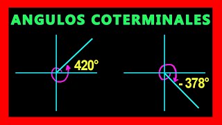 ✅👉 Angulos Coterminales Ejercicios Resueltos [upl. by Navnod]