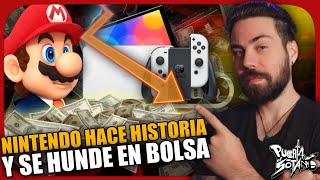 🔥Nintendo HACE HISTORIA Ya es la compañia MÁS RICA de Japón Pero se DESPLOMA en Bolsa [upl. by Lonne]