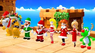 Super Mario Party  Christmas Special All Minigames Master Difficulty [upl. by Kania]