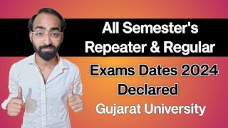 All Semester Tentative Exam Dates Declared 2024  Repeater amp Regular [upl. by Odlanra914]