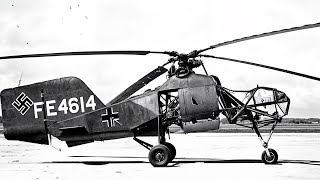 Luftwaffe Helicopter Flettner Fl 282 Kolibri Hummingbird [upl. by Gibun779]