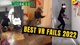 Best VR Fails amp Wins 2022 [upl. by Erodaeht]