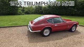 1973 TRIUMPH GT6 MKIII [upl. by Irpak]