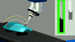 FANUC 5 Axes CNC  Tool Center Point Control TCP [upl. by Asital414]