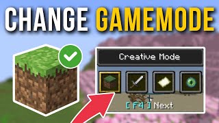 How To Change Gamemode In Minecraft Java  No Command [upl. by Llennej311]