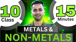 Metals amp NonMetals Full Chapter 1 Shot  Class 10 [upl. by Reggie]