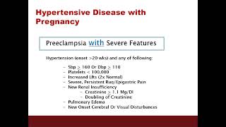 hypertensive disorders with pregnancy [upl. by Yhtorod]