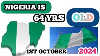 NIGERIA INDEPENDENCE DAY CELEBRATION 64YRS OF CELEBRATION1ST OCTOBER 2024 [upl. by Ntsuj]