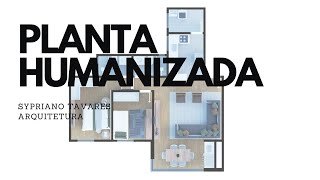 Como Fazer Planta Humanizada no SketchUp [upl. by Annaliese]