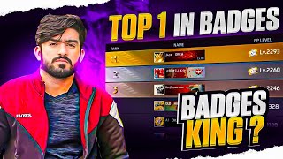 Top 1 in Badges 💥 Jack Official the Badges King  Jack Official PK [upl. by Eihtur837]