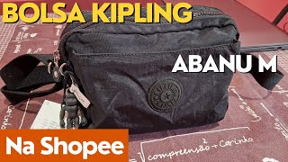 COMPREI BOLSA KIPLING ABANU M NA SHOPEE [upl. by Acemat430]