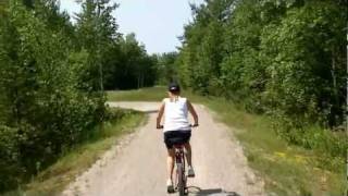 BETSIE VALLEY BIKE TRAIL Between Beulah and Frankfort Michigan  By Norm Rasmussen [upl. by Gnay]