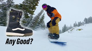 Are these snowboard boots worth THE HYPE   Vans Infuse Review [upl. by Aehta]