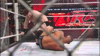 Steel Cage Match Sheamus vs Wade Barrett vs Randy Orton RAW 3111 part 22 HD PL [upl. by Idram971]