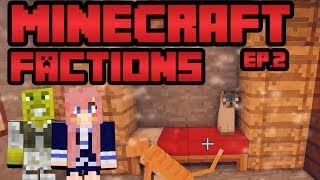 Raided by Cats  Ep 2  Minecraft Factions with Smallishbeans [upl. by Suoiradal]