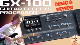 BOSS GX 100 Detailed Review with demo song  vs real tube amps Marshall Fender [upl. by Oiluj]