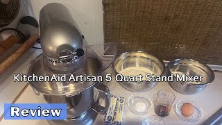 KitchenAid Artisan 5 Quart Stand Mixer  Review 2025 [upl. by Bar]