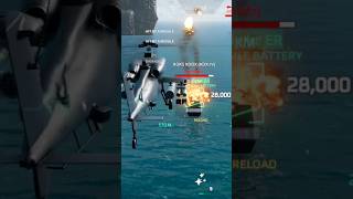 A129 CBT Mangusta Damadge  ModernWarships Gameplay Shorts Helicopter [upl. by Ahsitram]