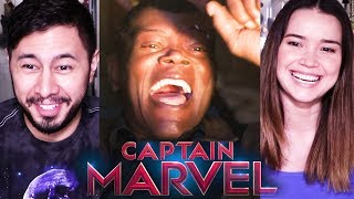 CAPTAIN MARVEL  Super Bowl 2019  Trailer Reaction [upl. by Natsreik293]