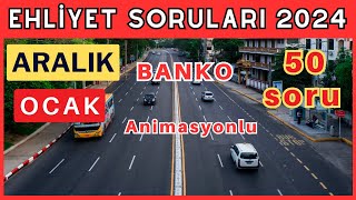 EHLİYET SINAV SORULARI 2023 ARALIK 2024 OCAK EHLİYET ÇIKMIŞ SORULAR [upl. by Madelaine]