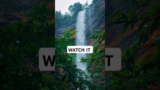 World best waterfall 😍😍🏞️🌧️waterfall water feedshorts short youtubeshorts [upl. by Nart]