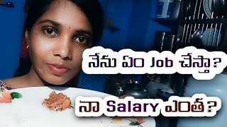 నేను చేసే JOB ఏంటంటేsoumyajourney vlogs [upl. by Beilul858]