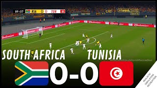 تونس 00 جنوب أفريقيا أبرز أحداث المباراة • محاكاة لعبة فيديو AFCON2023 [upl. by Annahsat]