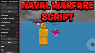 NEW BEST Naval Warfare Script Pastebin  ROBLOX Hitbox Expander amp More Exploit [upl. by Nahtnhoj615]