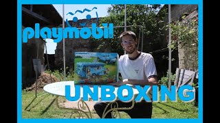 PLAYMOBIL FAMILLE AVEC VOITURE ET CARAVANE REF 9502 UNBOXING EN FRANCAIS [upl. by Cannice]