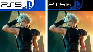 Final Fantasy VII Rebirth  PS5 vs PS5 Pro  Graphics Comparison  Analista De Bits [upl. by Aisayt799]