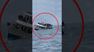 Shocking Footage Boat Sinks in Lake Kivu DR Congo shorts [upl. by Lantz951]