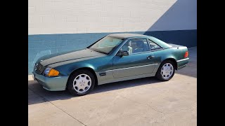 1994 Mercedes Benz SL500 Test Drive [upl. by Nortna305]