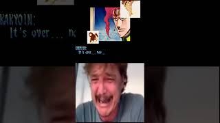 Pedro Pascal crying to Kakyoins Death in HFTF [upl. by Aric]