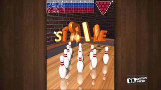 10 Pin Shuffle™ Bowling  iPhone Game Preview [upl. by Ehttam846]