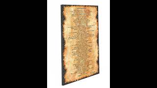 Hermoso Cuadro del Poema Desiderata de Max Ehrmann  En Castellano Listo P Colgar [upl. by Rolf]