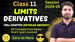 Limits and Derivatives Class 11 Maths NCERT  Full Chapter  One Shot  202425  2025 [upl. by Jael]