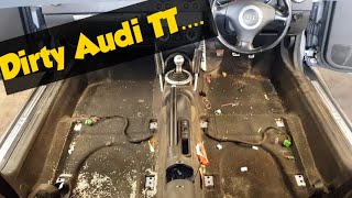 Cleaning a really dirty Audi car [upl. by Nylhsa846]