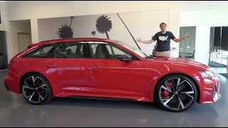 The 2021 Audi RS6 Avant Is the Ultimate 130000 Fast Wagon [upl. by Dikmen]