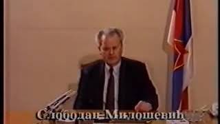 Slobodan Milosevic 1991 pocetak rata [upl. by Ailiec]