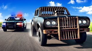 POLICE CHASE ARMORED CAR in BeamNG [upl. by Beal]