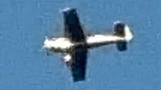 Extra EA300L N184ST Stunt Plane flying over my house [upl. by Fredella534]